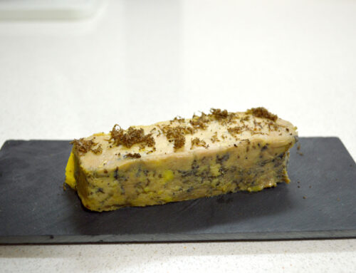 Foie gras casero trufado